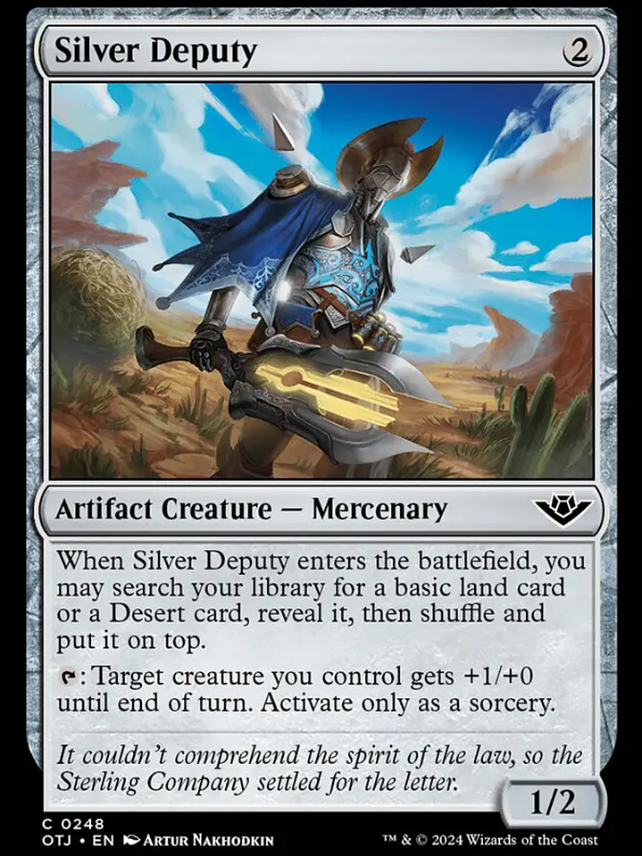 Silver Deputy (Outlaws of Thunder Junction) 1