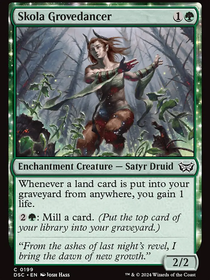 Skola Grovedancer (Duskmourn: House of Horror Commander) 1