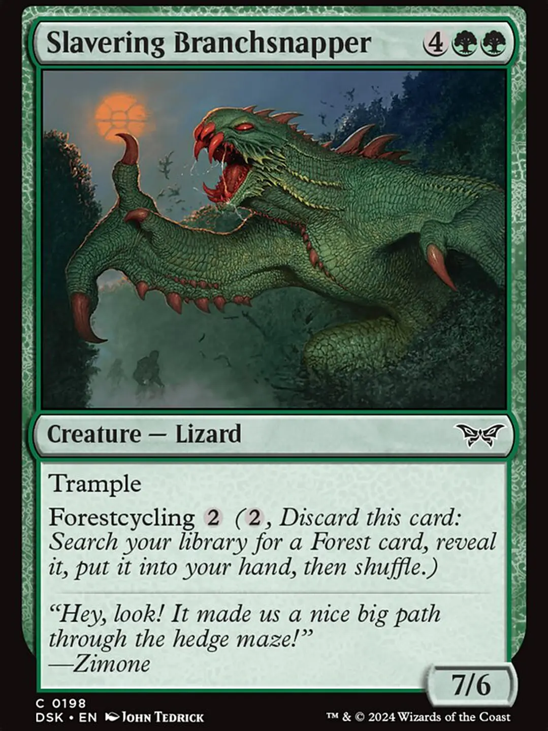 Slavering Branchsnapper (Duskmourn: House of Horror) 1
