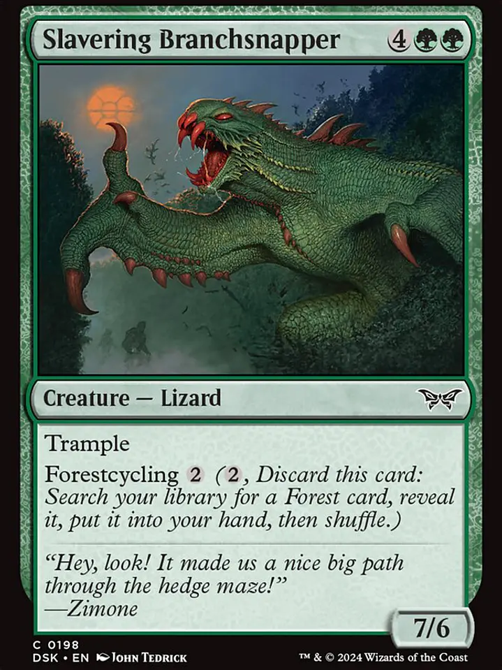 Slavering Branchsnapper (Duskmourn: House of Horror) 1