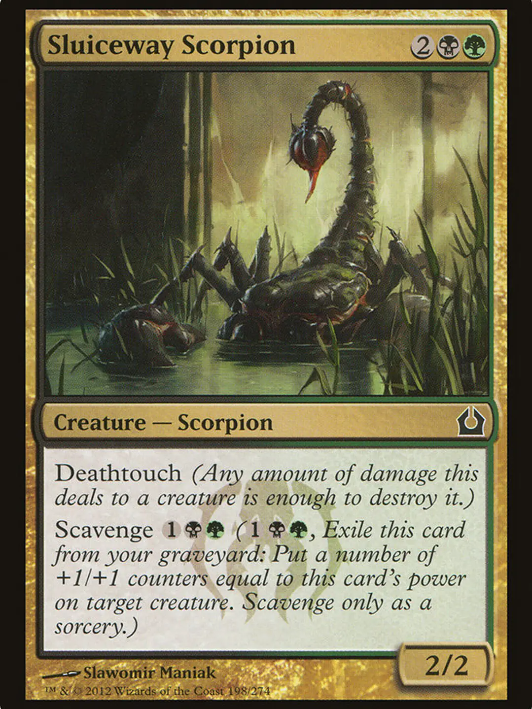 Sluiceway Scorpion (Return to Ravnica) 1