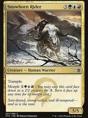 Snowhorn Rider (Khans of Tarkir)