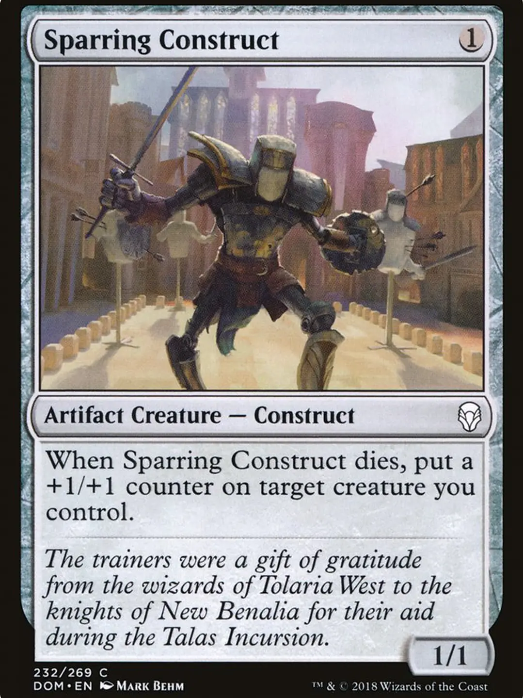 Sparring Construct (Dominaria) 1
