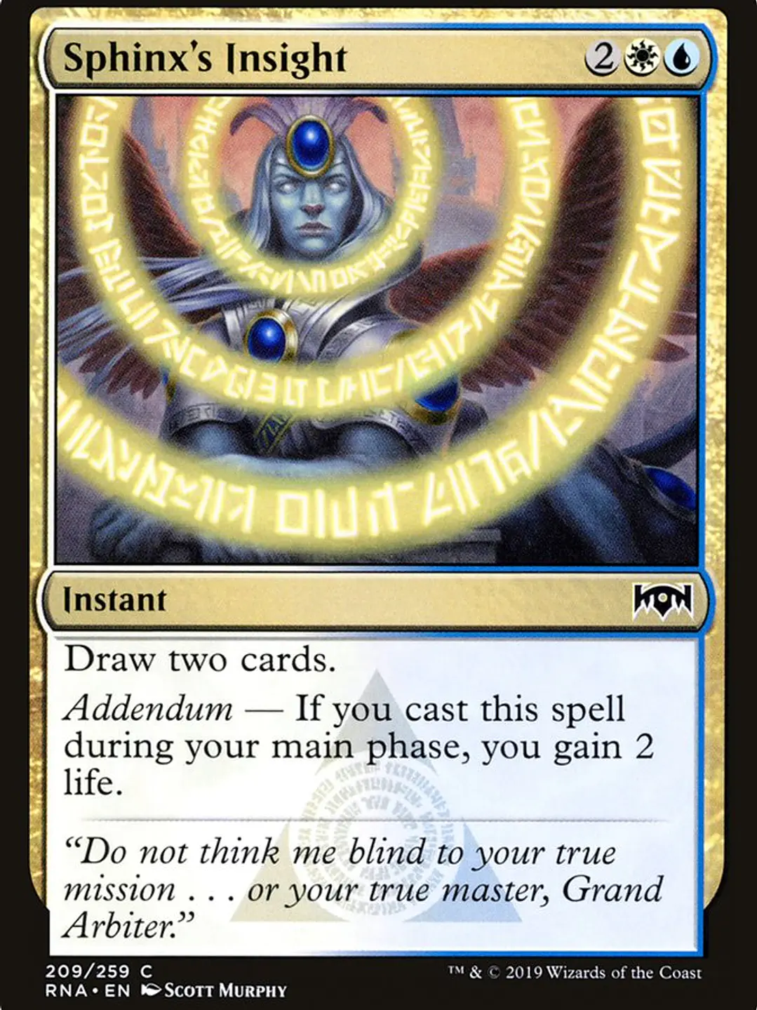 Sphinx's Insight (Ravnica Allegiance) 1