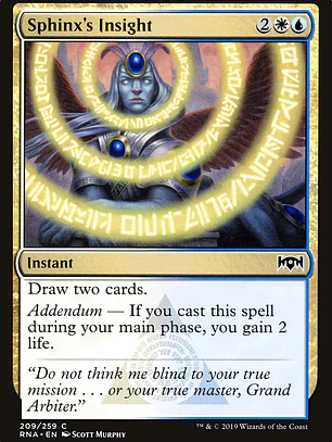 Sphinx's Insight (Ravnica Allegiance)