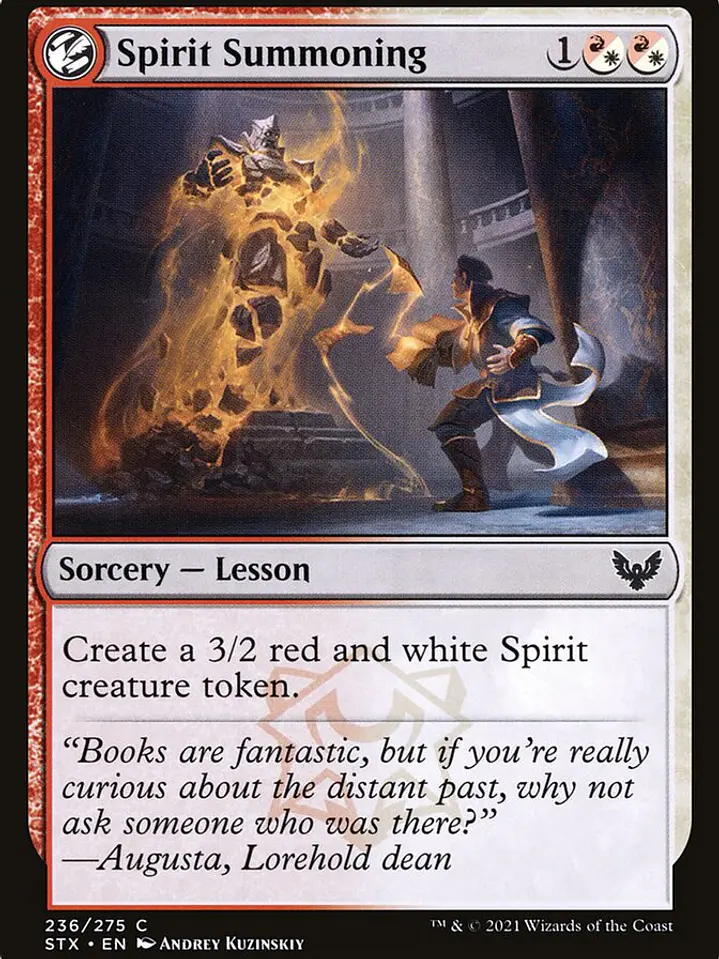 Spirit Summoning (Strixhaven: School of Mages) 1