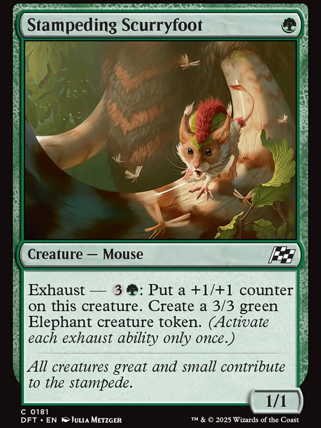 Stampeding Scurryfoot (Aetherdrift) 1