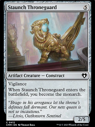 Staunch Throneguard (Commander Masters)