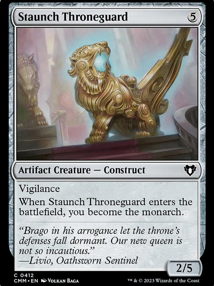Staunch Throneguard (Commander Masters) 1