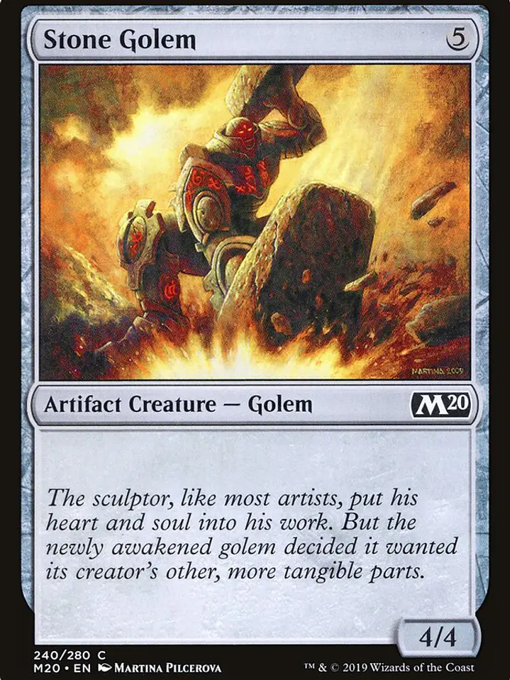 Stone Golem (Core Set 2020) 1