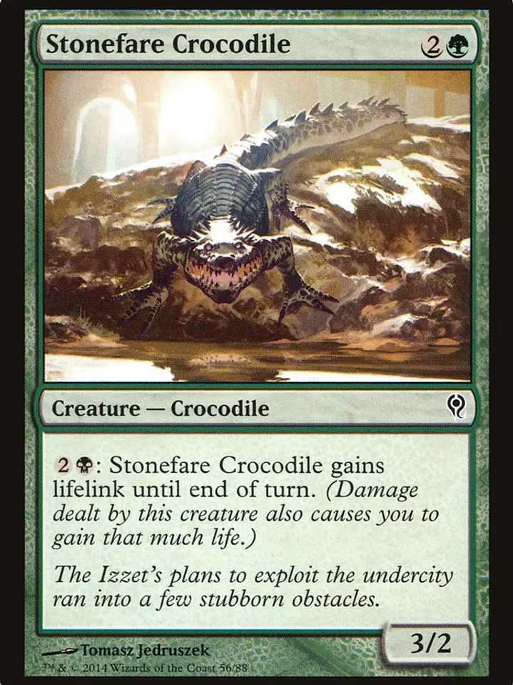 Stonefare Crocodile (Duel Decks: Jace vs. Vraska) 1