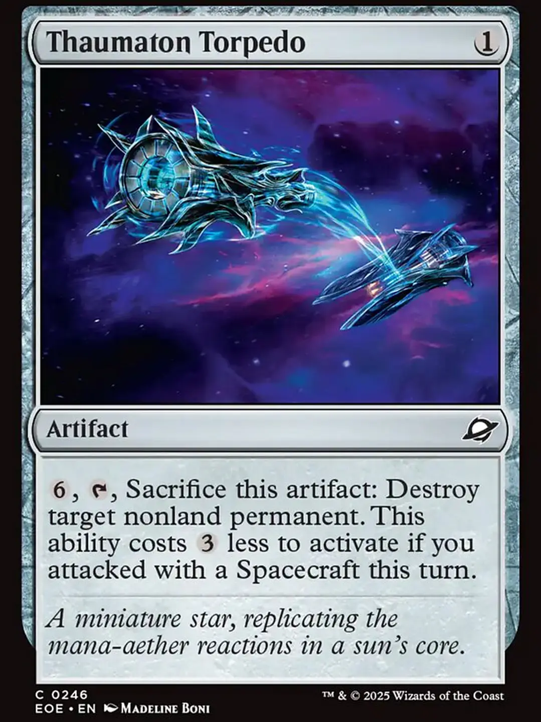 Thaumaton Torpedo (Edge of Eternities) 1
