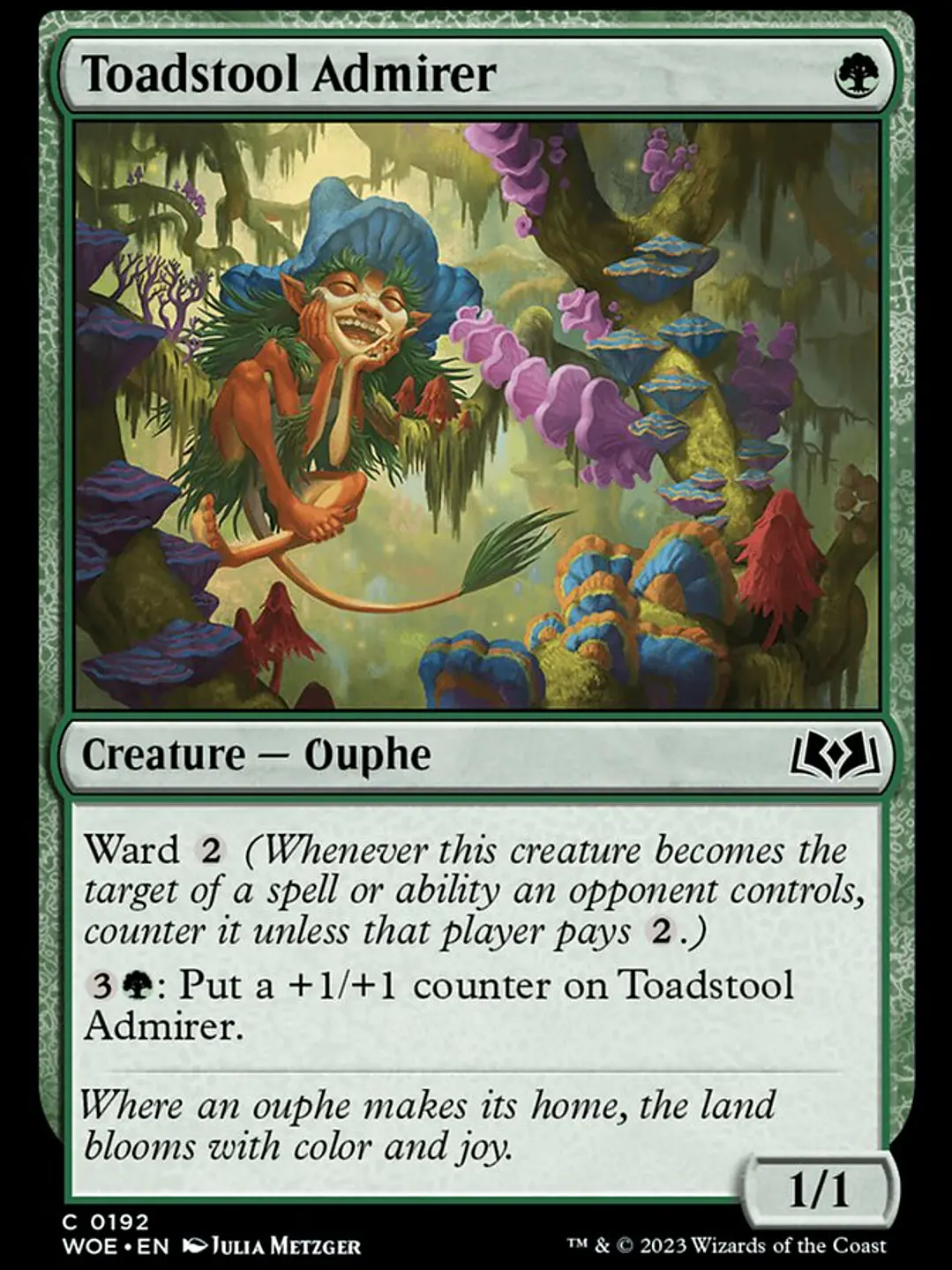Toadstool Admirer (Wilds of Eldraine) 1