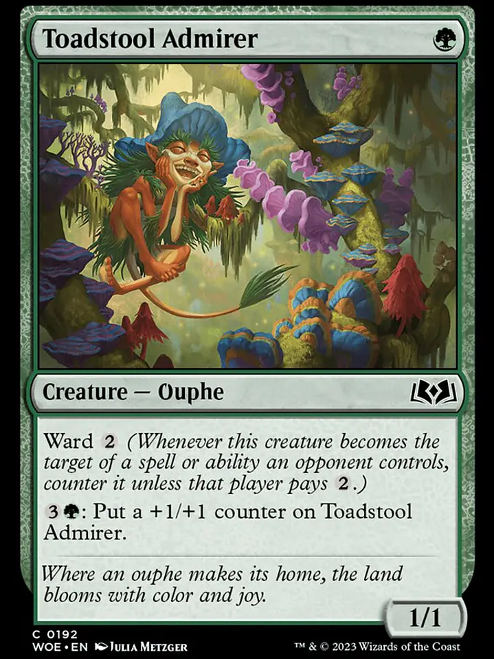 Toadstool Admirer (Wilds of Eldraine) 1