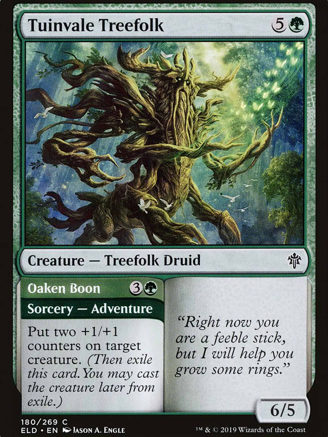 Tuinvale Treefolk // Oaken Boon (Throne of Eldraine) 1