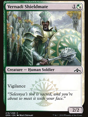 Vernadi Shieldmate (Guilds of Ravnica)