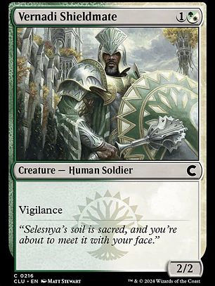 Vernadi Shieldmate (Ravnica: Clue Edition)