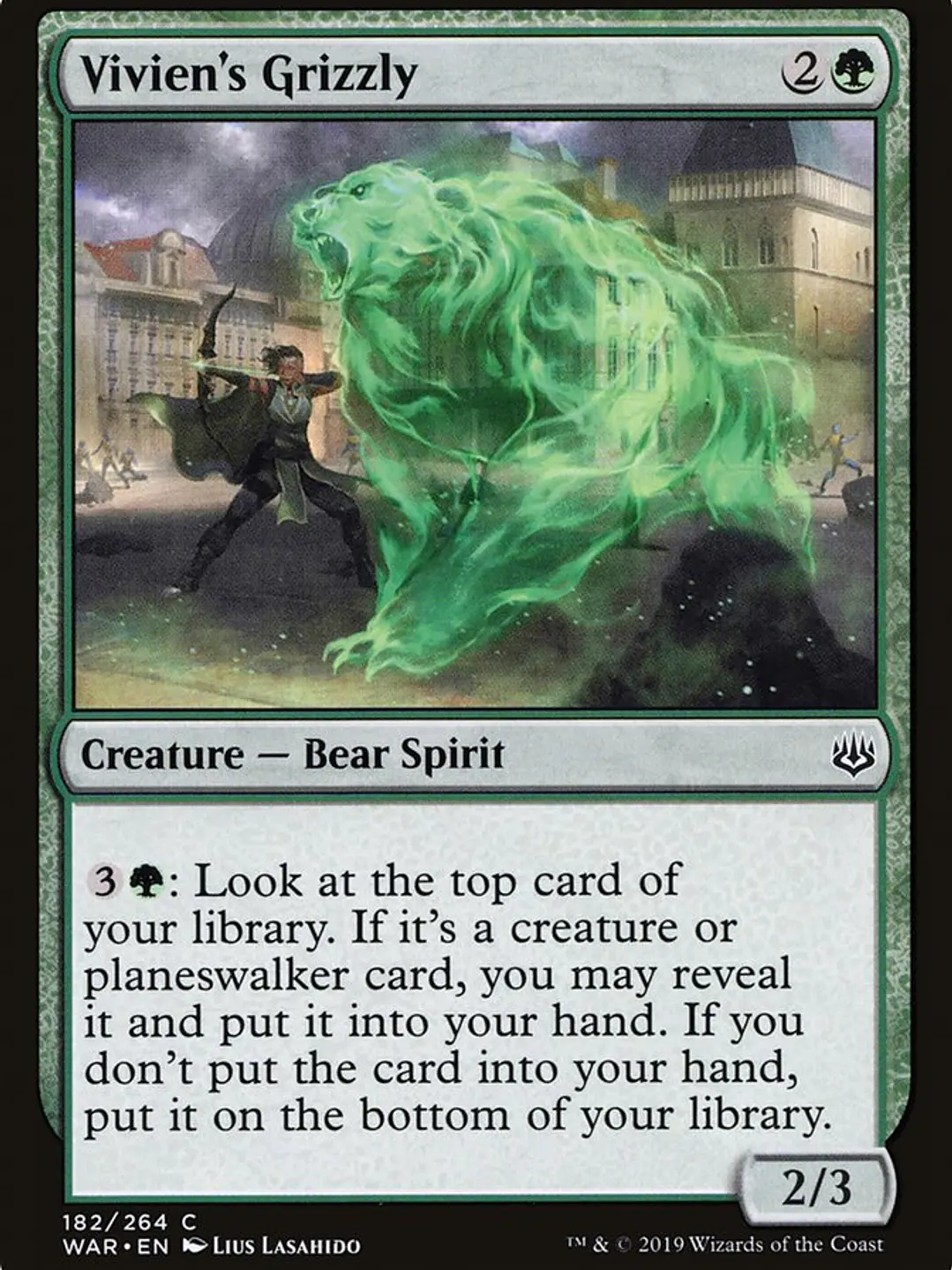 Vivien's Grizzly (War of the Spark) 1