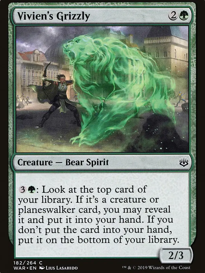 Vivien's Grizzly (War of the Spark) 1