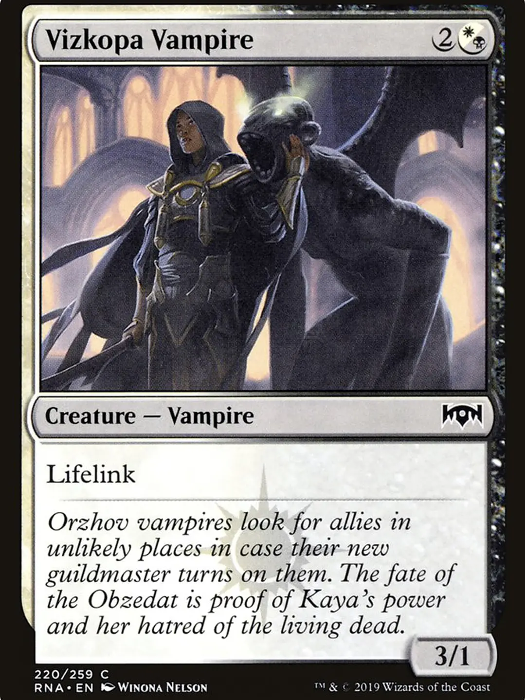 Vizkopa Vampire (Ravnica Allegiance) 1
