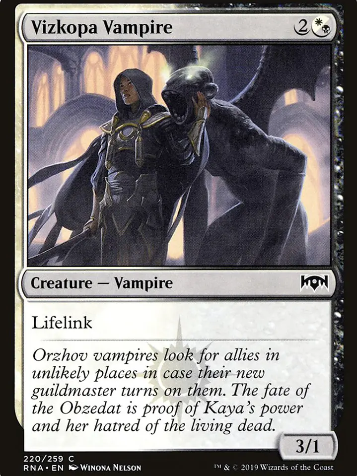 Vizkopa Vampire (Ravnica Allegiance) 1