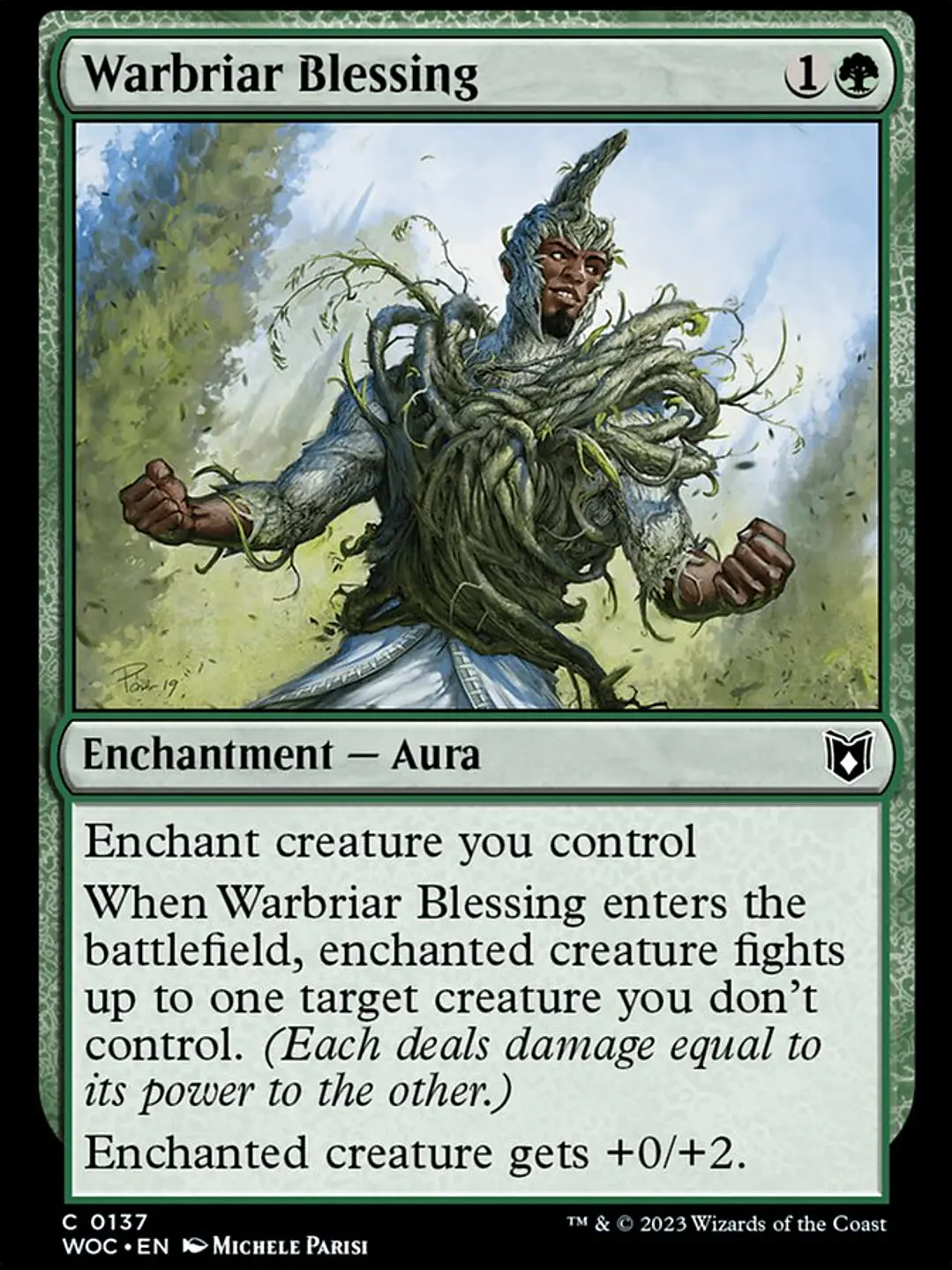 Warbriar Blessing (Wilds of Eldraine Commander) 1