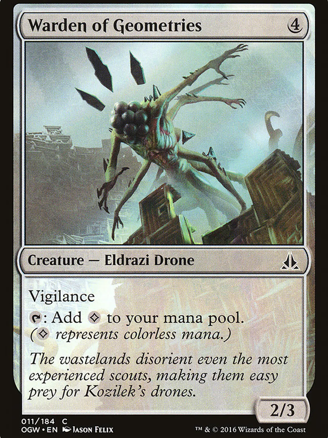 Warden of Geometries (Oath of the Gatewatch) 1