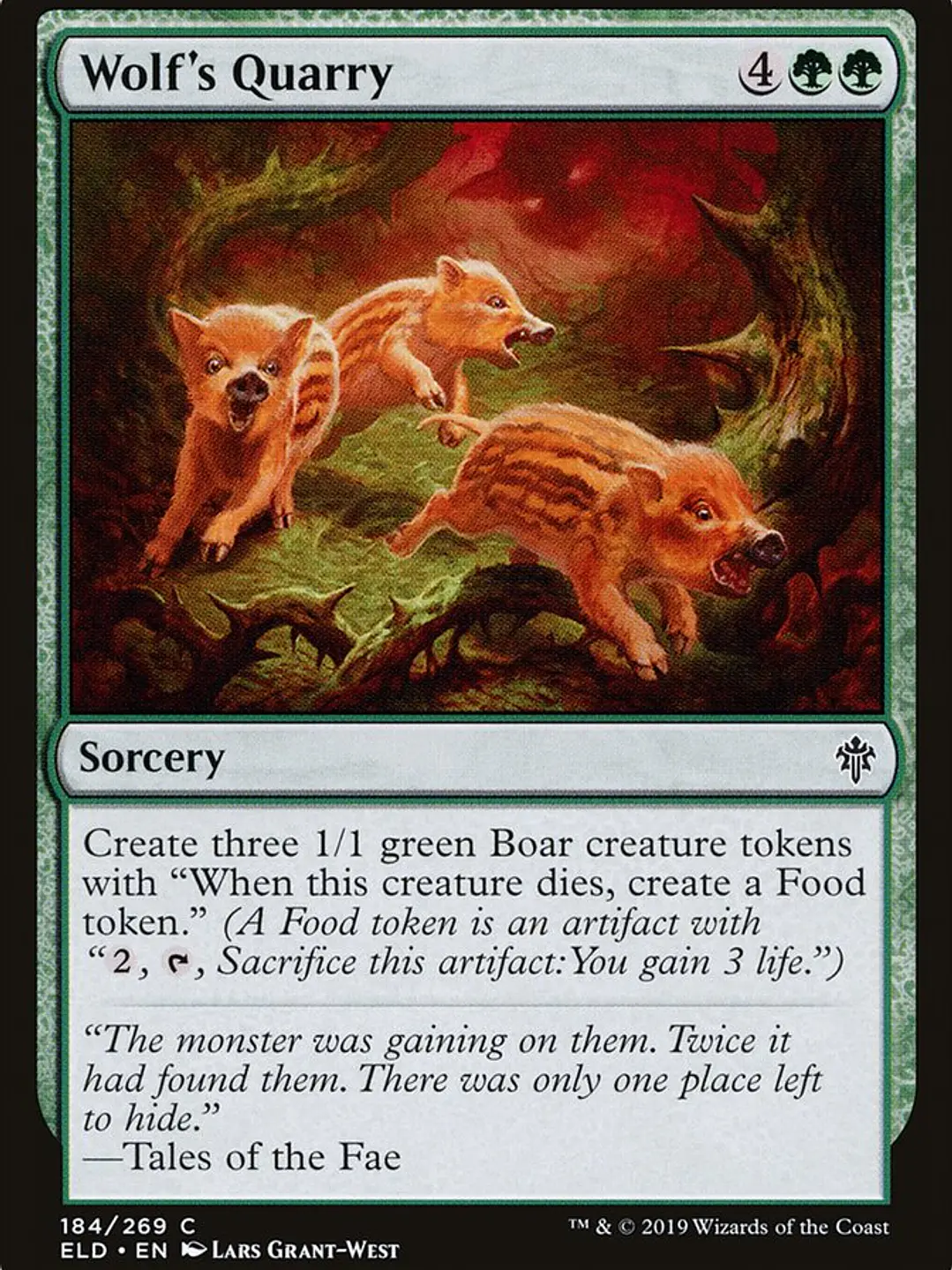 Wolf's Quarry (Throne of Eldraine) 1