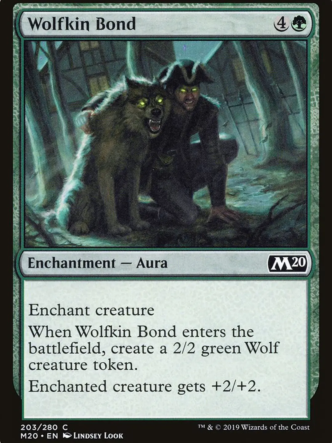 Wolfkin Bond (Core Set 2020) 1