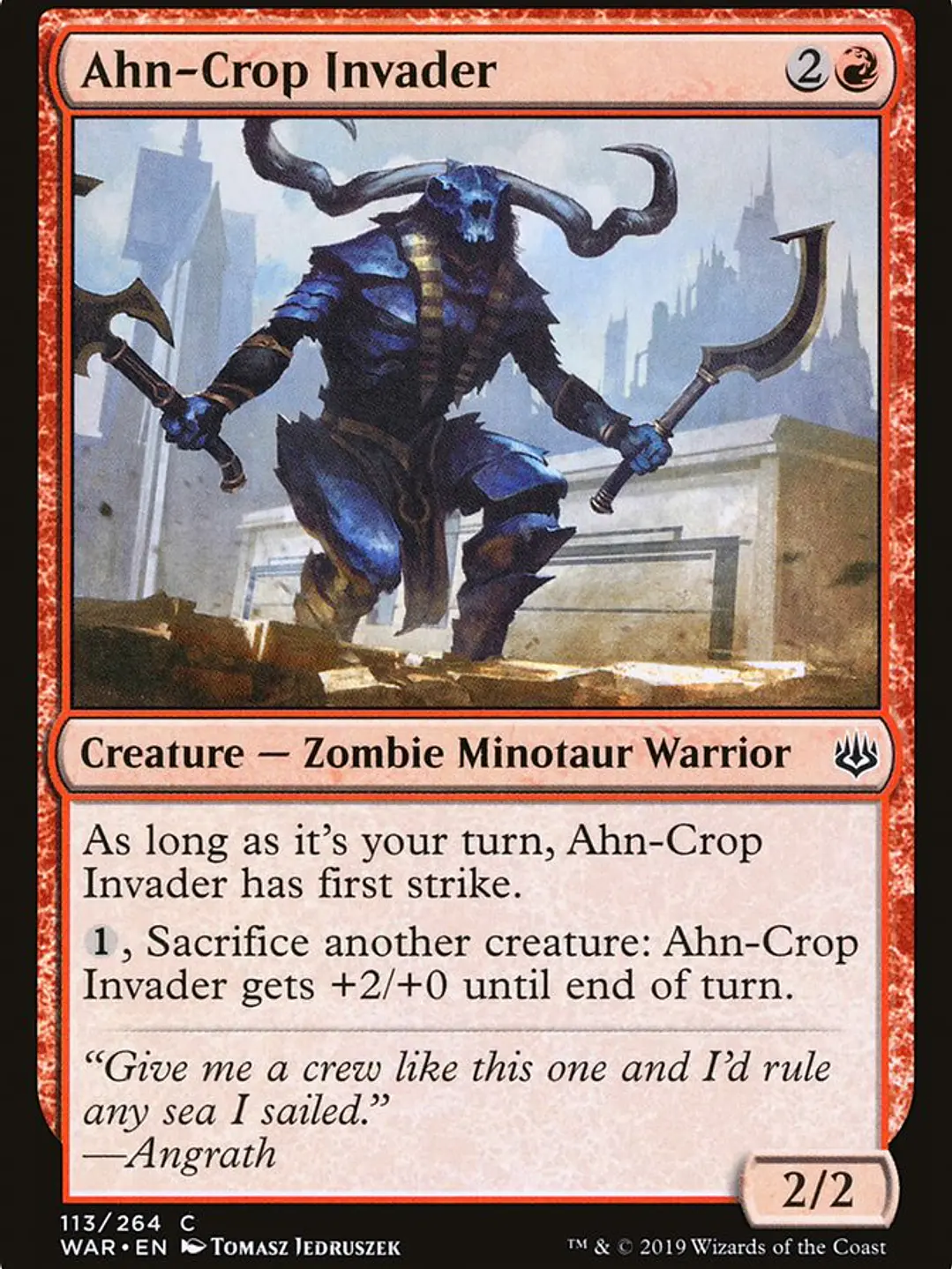 Ahn-Crop Invader (War of the Spark) 1