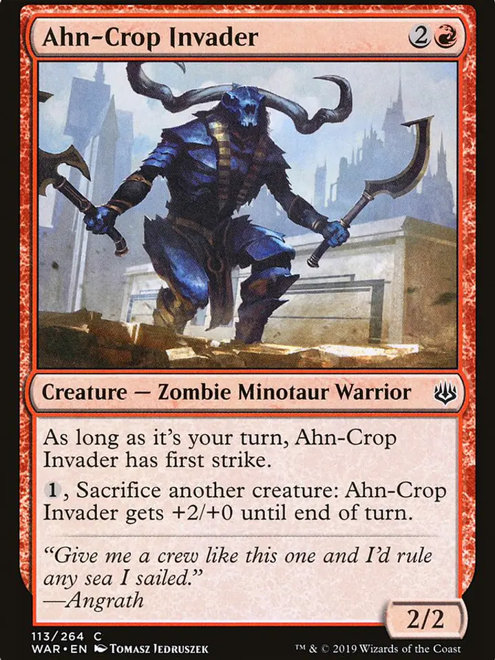 Ahn-Crop Invader (War of the Spark) 1
