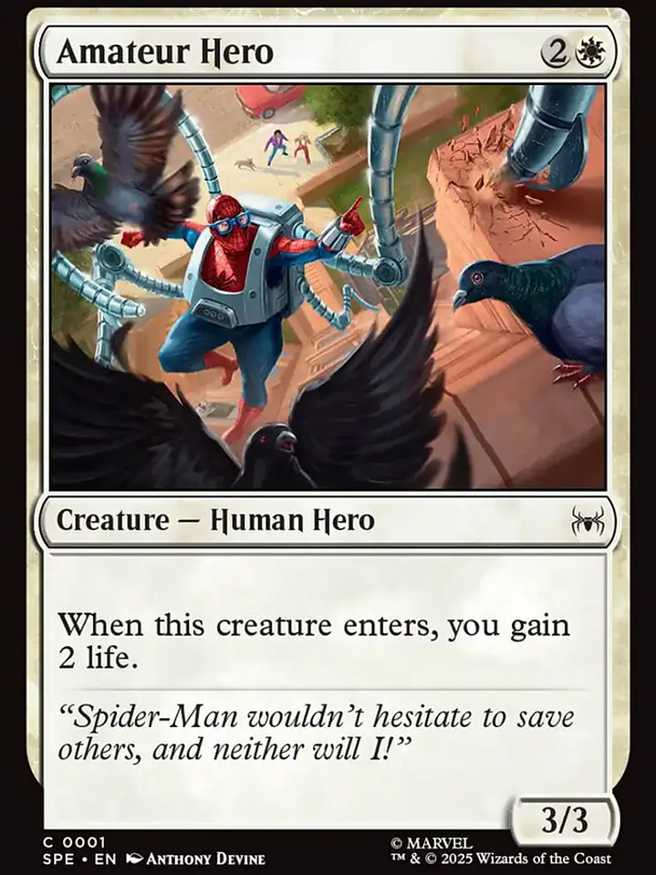 Amateur Hero (Marvel's Spider-Man Eternal) 1