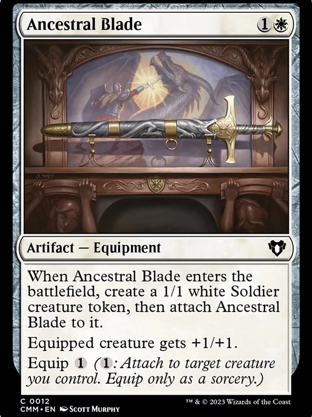 Ancestral Blade (Commander Masters) 1