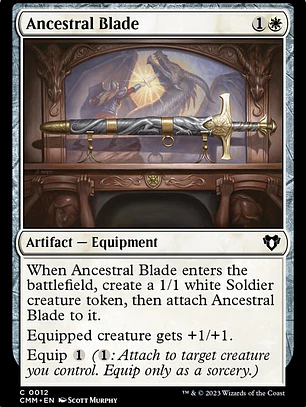 Ancestral Blade (Commander Masters)