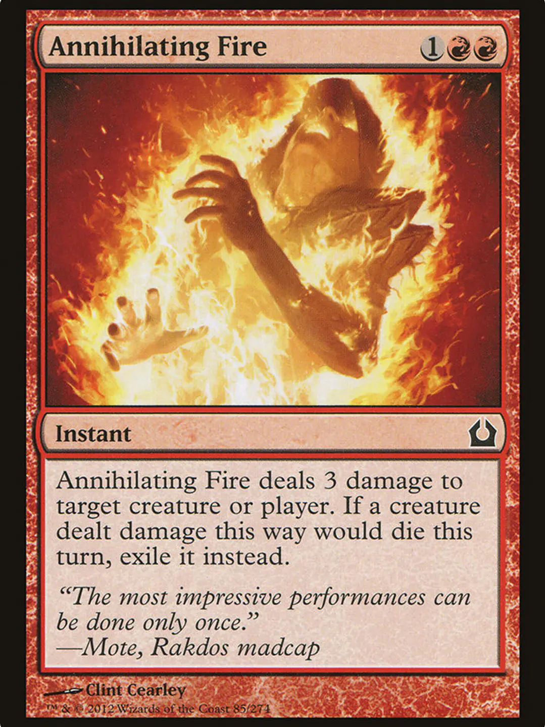 Annihilating Fire (Return to Ravnica) 1