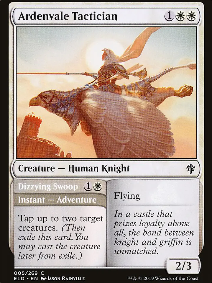 Ardenvale Tactician // Dizzying Swoop (Throne of Eldraine) 1
