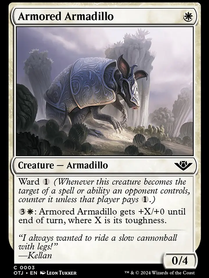 Armored Armadillo (Outlaws of Thunder Junction) 1
