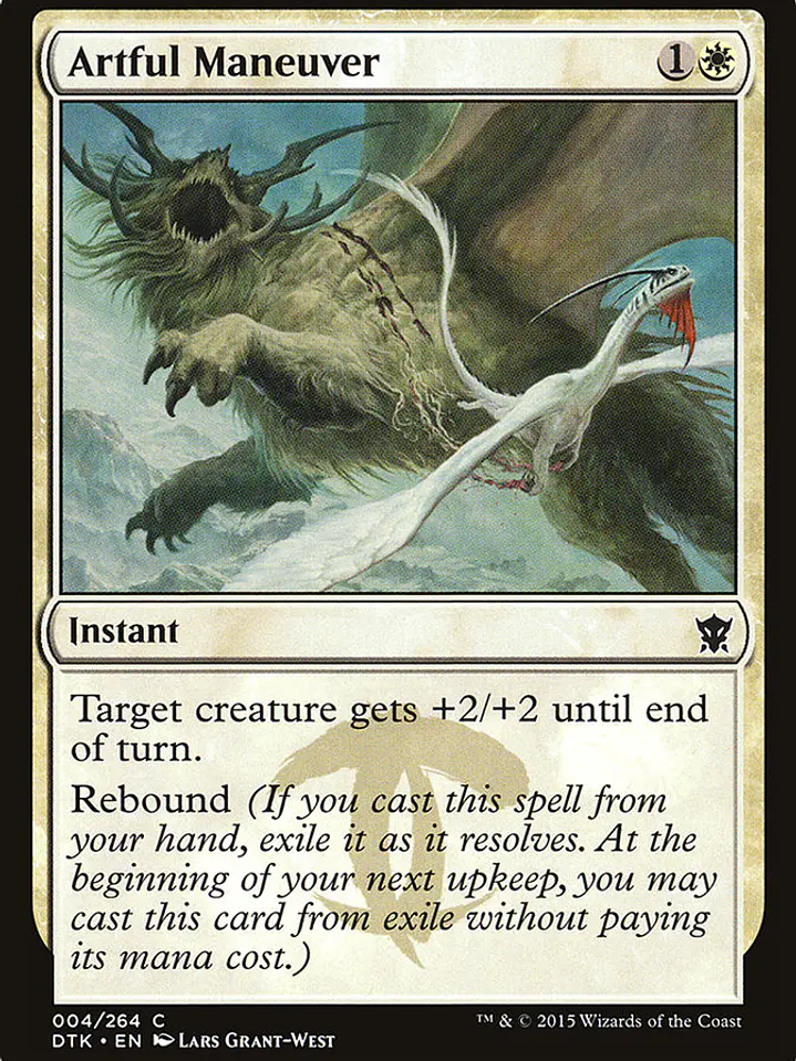 Artful Maneuver (Dragons of Tarkir) 1