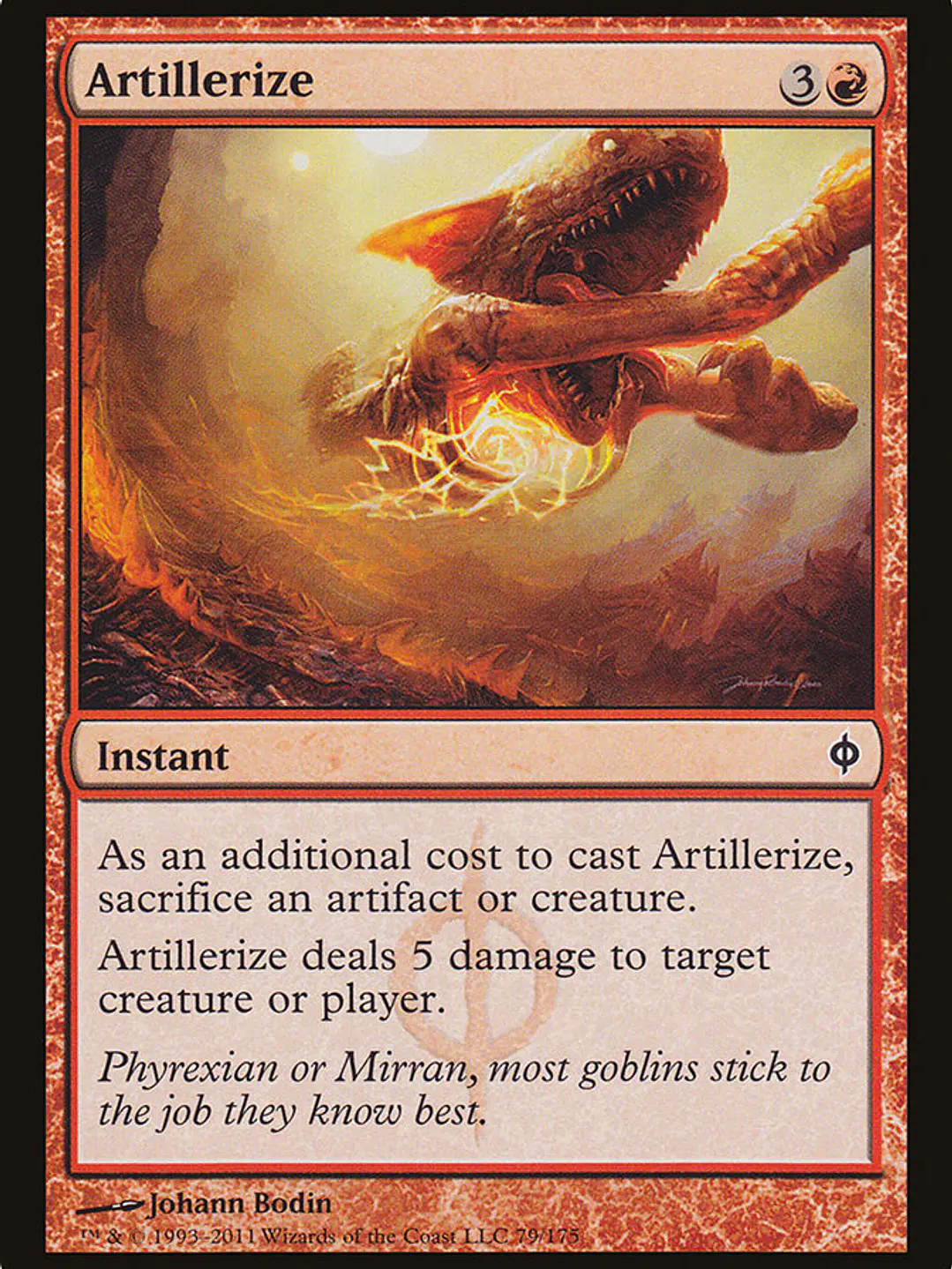 Artillerize (New Phyrexia) 1