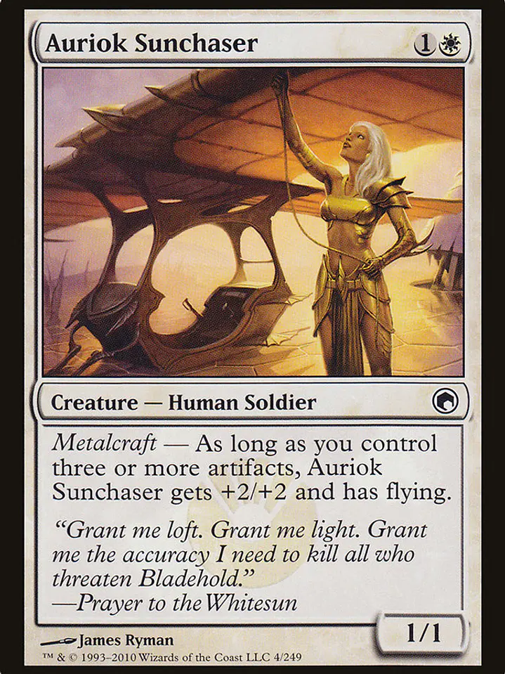Auriok Sunchaser (Scars of Mirrodin) 1