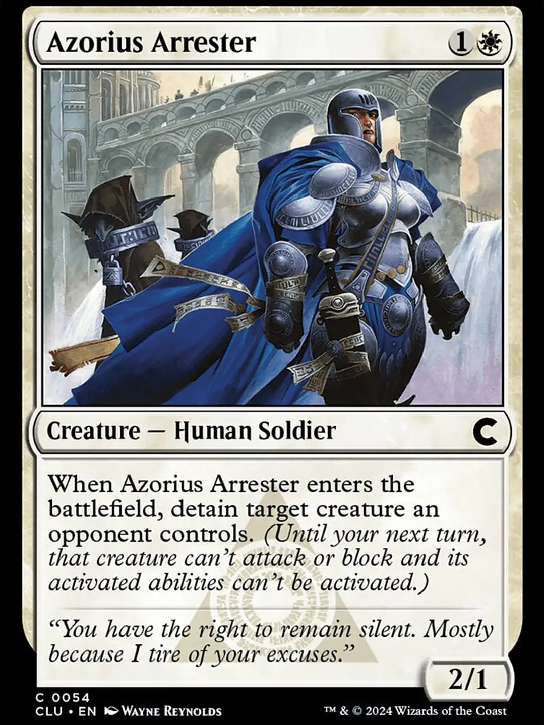 Azorius Arrester (Ravnica: Clue Edition) 1
