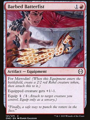 Barbed Batterfist (Phyrexia: All Will Be One)