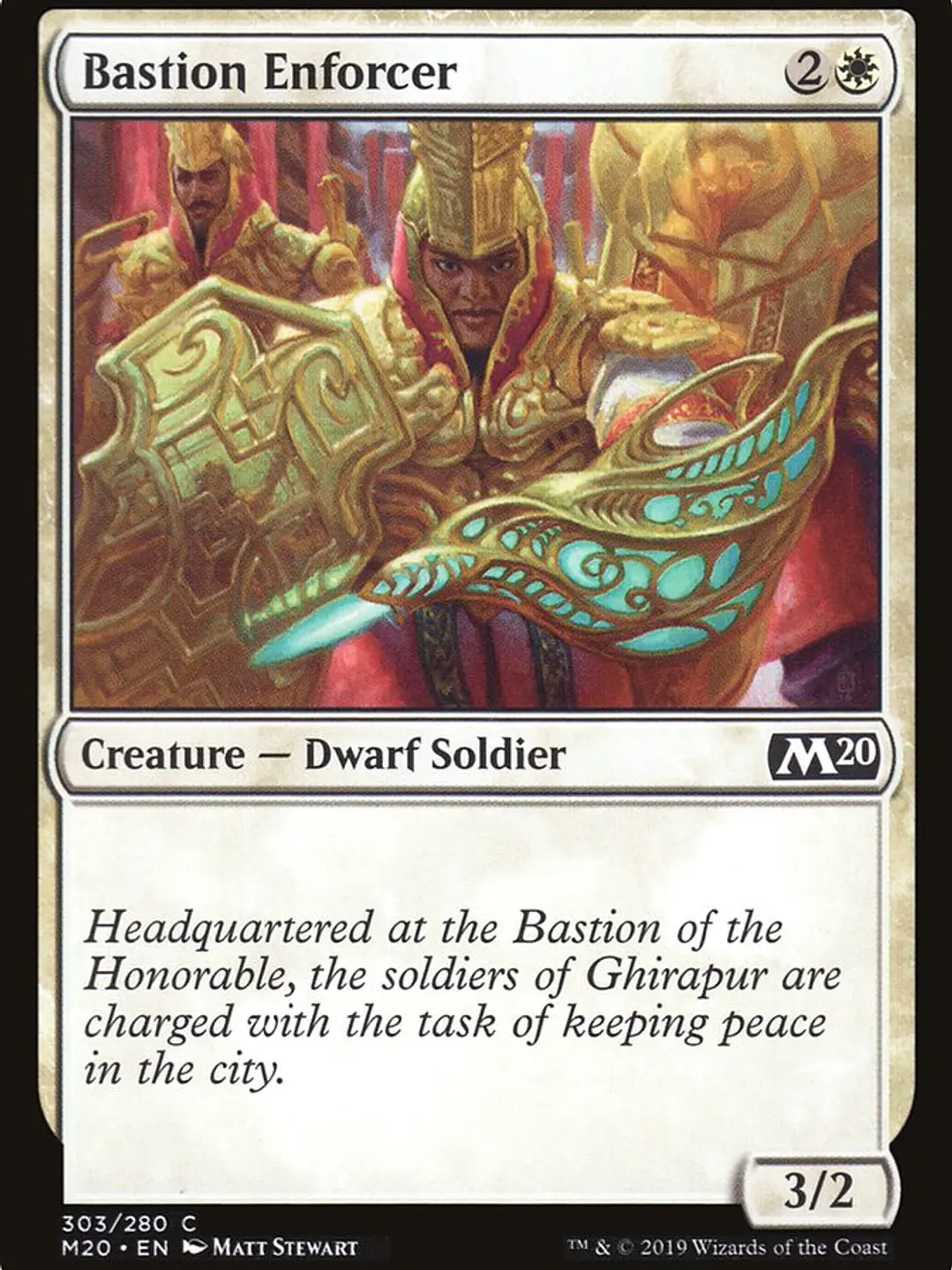 Bastion Enforcer (Core Set 2020) 1