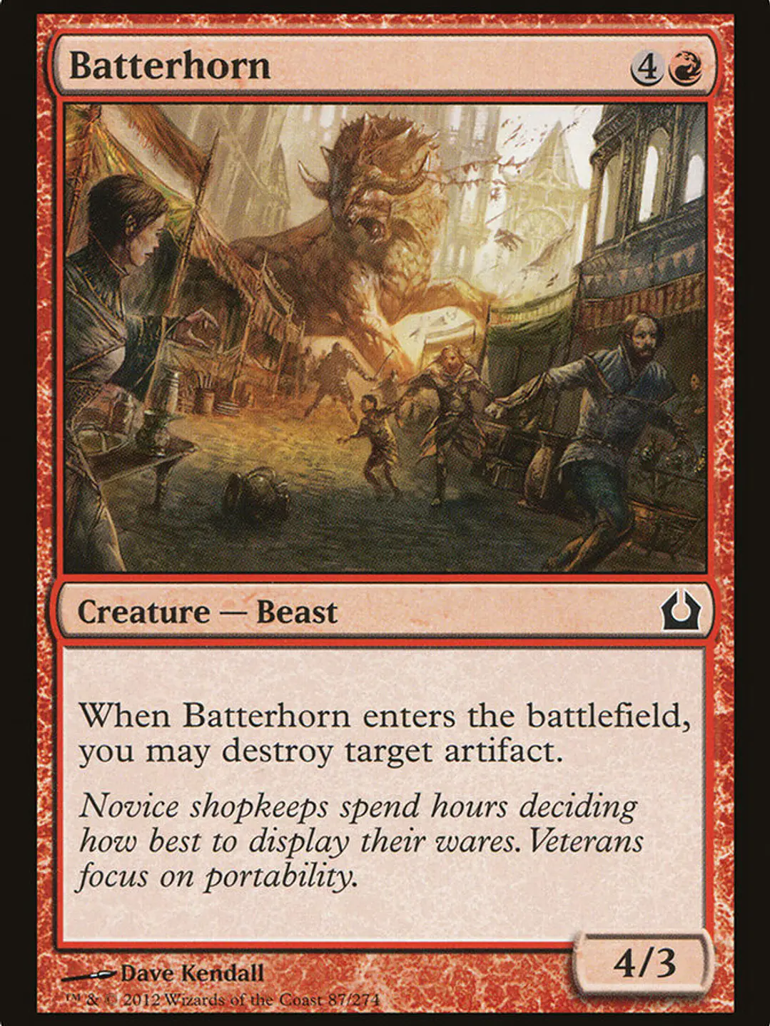Batterhorn (Return to Ravnica) 1
