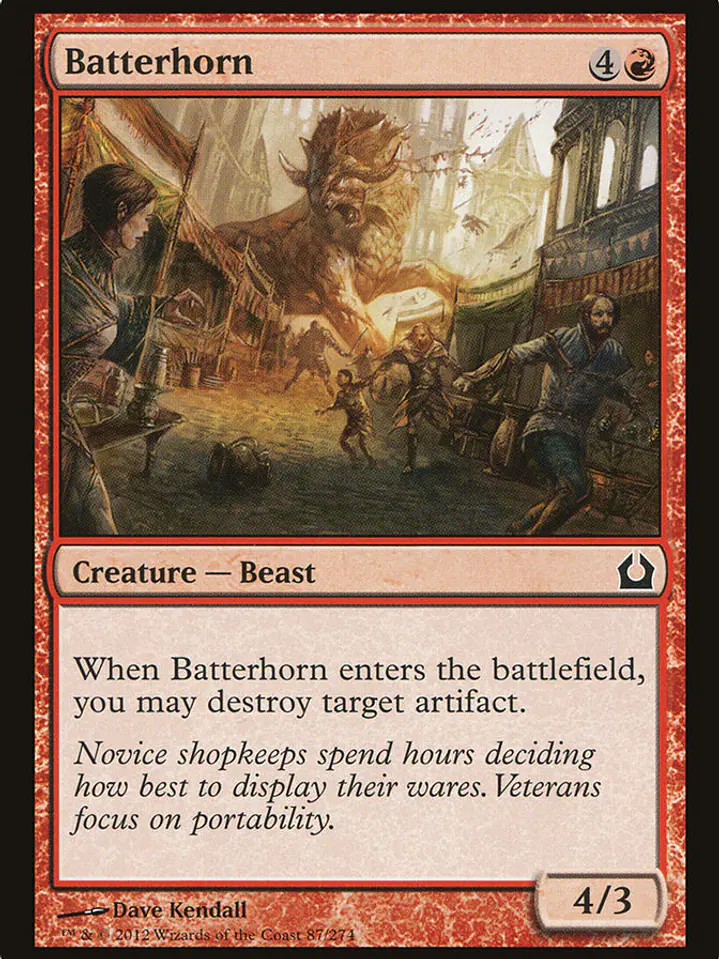 Batterhorn (Return to Ravnica) 1