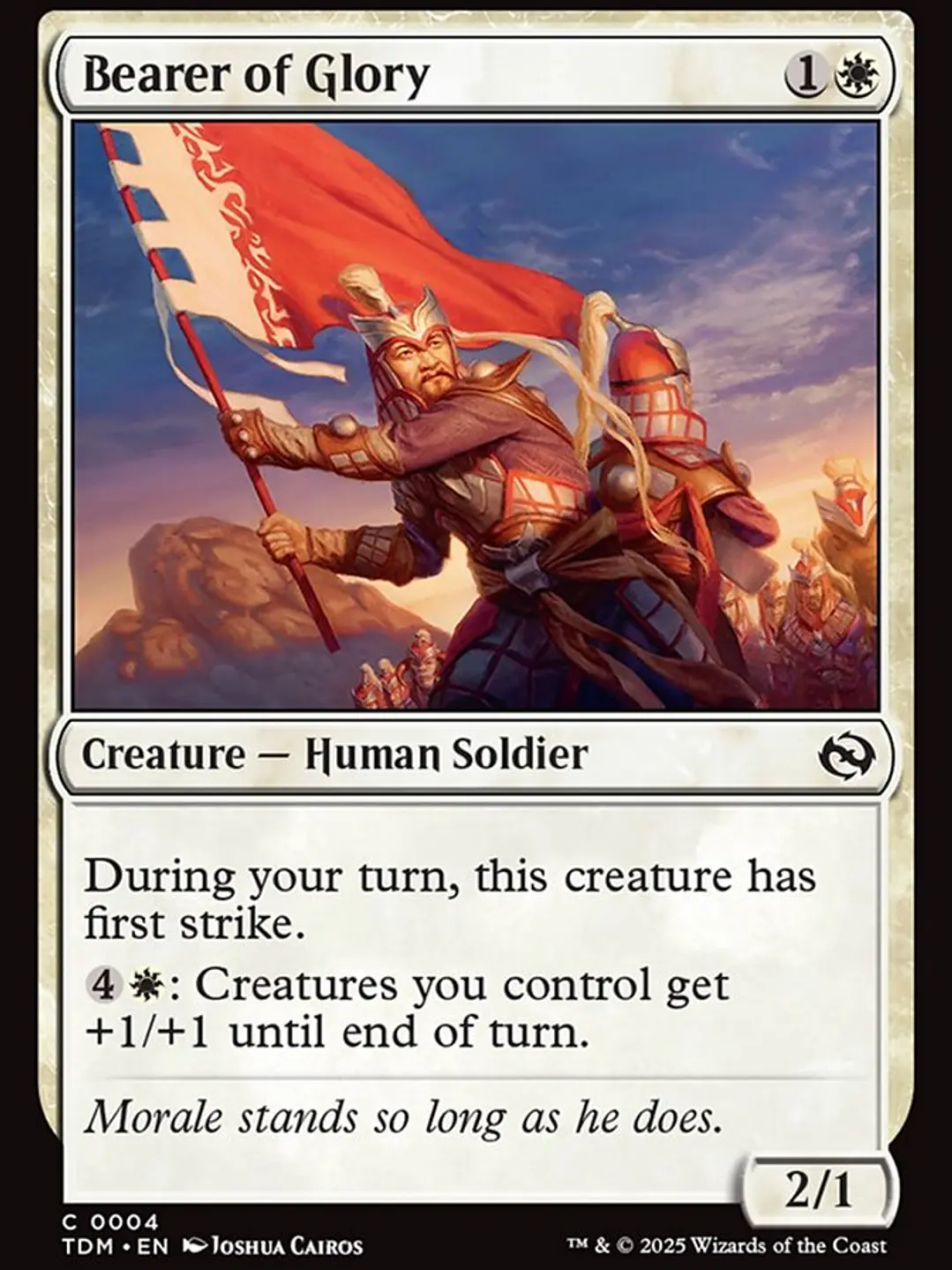 Bearer of Glory (Tarkir: Dragonstorm) 1
