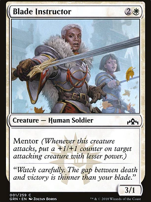 Blade Instructor (Guilds of Ravnica)