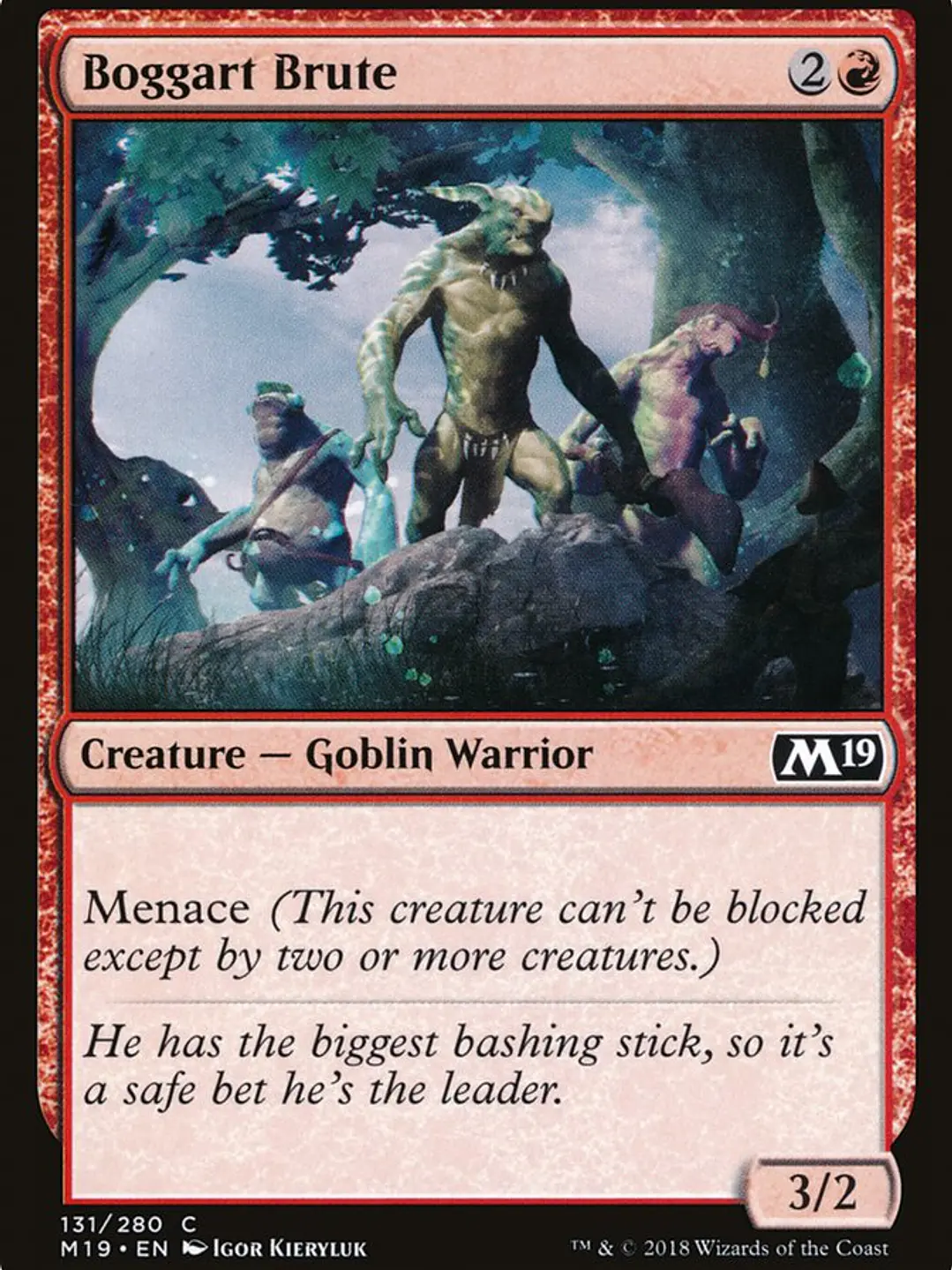 Boggart Brute (Core Set 2019) 1
