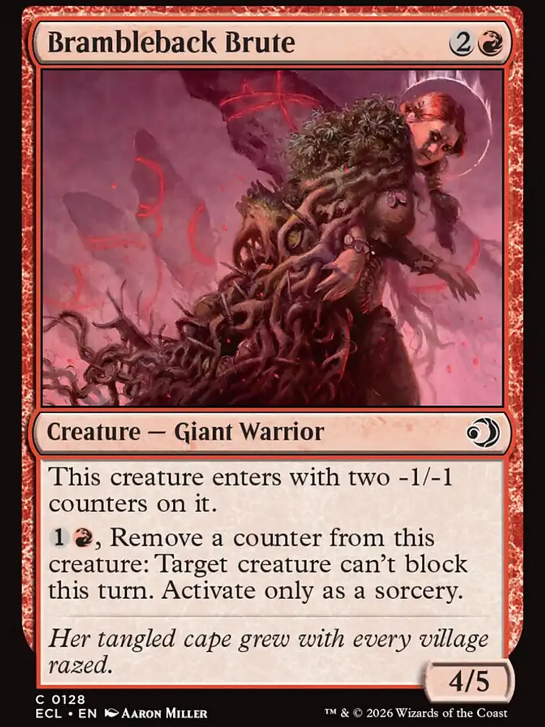 Brambleback Brute (Lorwyn Eclipsed) 1
