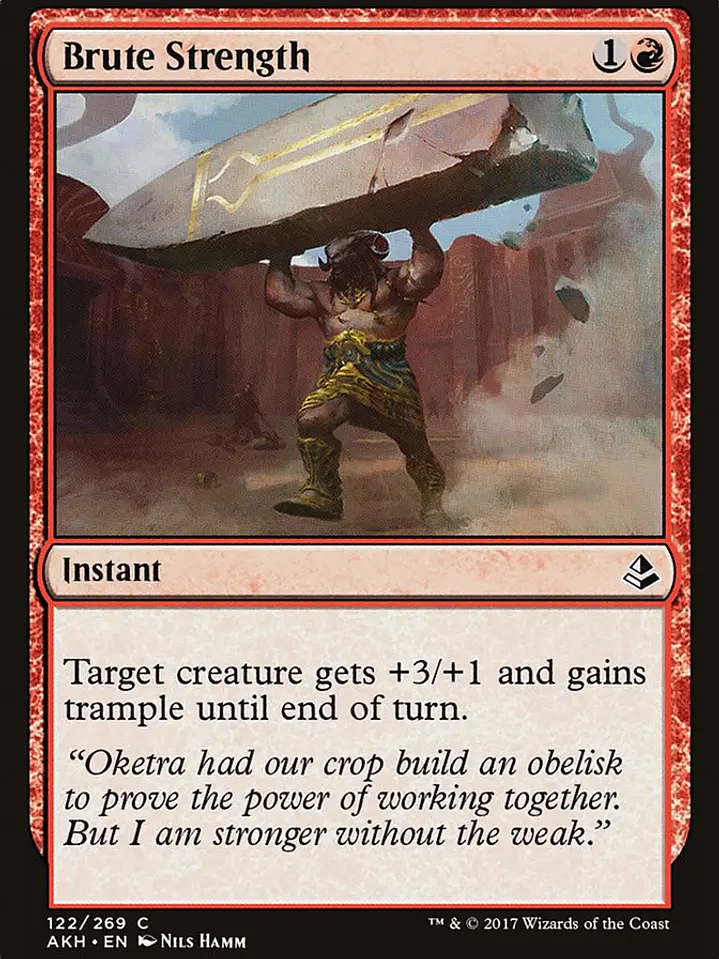 Brute Strength (Amonkhet) 1